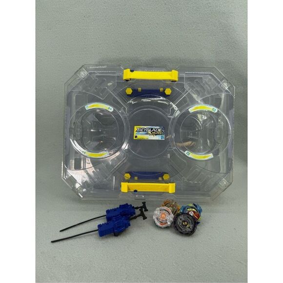 Hasbro Beyblade Burst Evolution Switchstrike Battle Tower Bey Stadium Bundle Lot - Picture 7 of 7